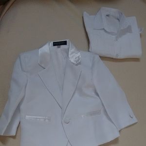 White tuxedo , size 2T